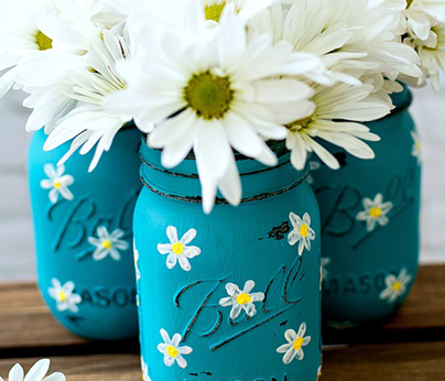 Painted Jars Mothers Day - 404 x 346