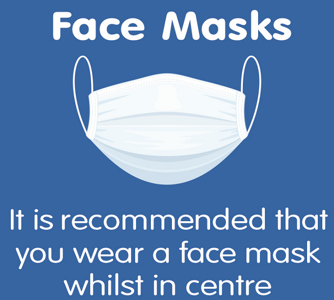 Face mask recommended 682